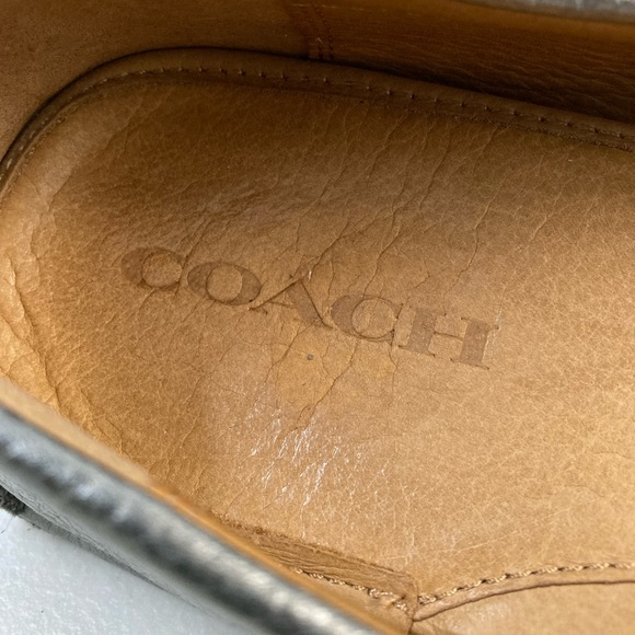 Coach Silver Leather Arlene Driving Moccasin - Picture 13 of 16